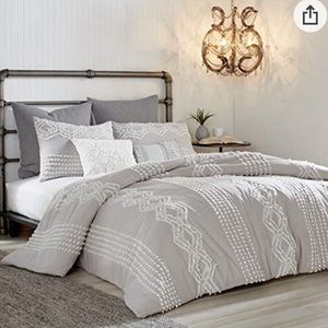 Peri Home Cut Geo 100% Cotton Comforter & Sham Set